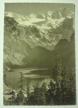 Ansichtskarte Gosausee mit Dachstein , 2998 m